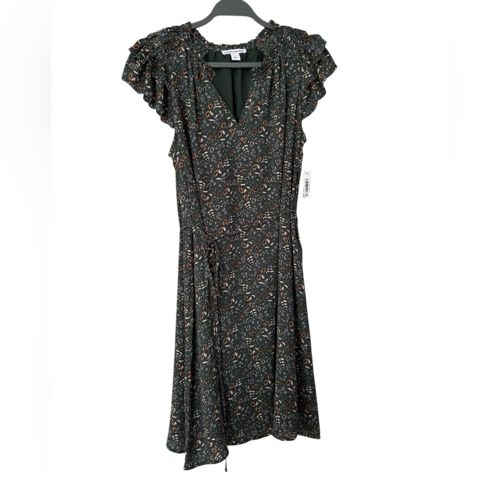 Amazon Floral Green Dress Size Medium NWT
